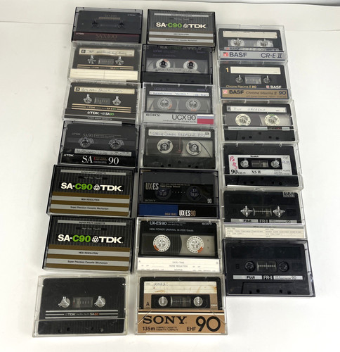 Lot used tdk sony denon - tdk,