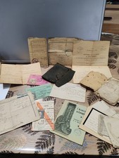 Carte Combattant Ordre De Mobilisation militaire + lots de papiers soldat ww1 