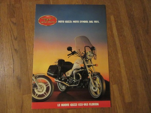 Brochure vente moto guzzi - brochure, de