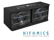 HIFONICS TD250R Dual Bass Reflex Boîtier Sub 1200 Watt Subwoofer 10" (25 cm)