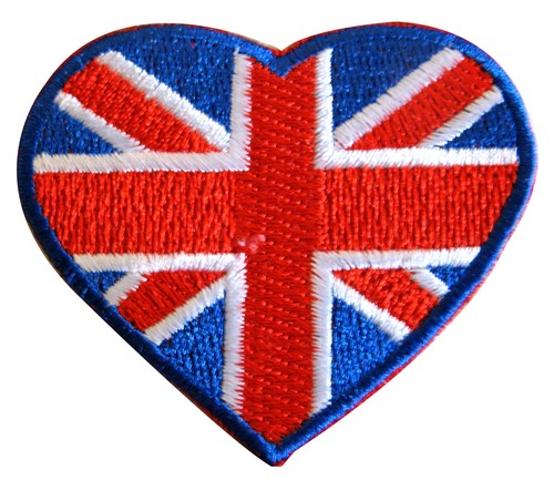 Patch ecusson brodé - brodé, coeur