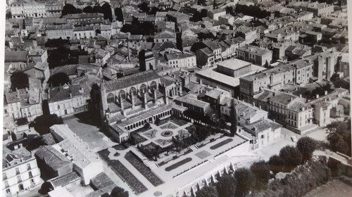 Ancienne photo aérienne - ancienne,