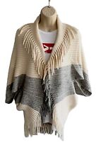 Ladies Knit poncho cape