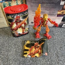 LEGO BIONICLE: Tahu (7116) with Golden Helmet, Chest Armor & Sword Pommel