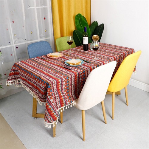 Vintage nappe boho - 1x,