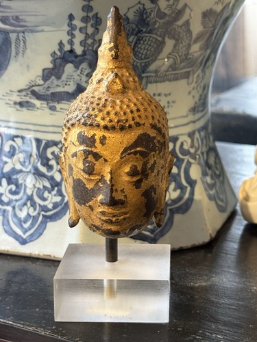 Tête bouddha ancienne - de,