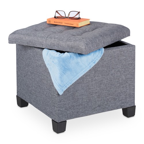 Tabouret rangement pouf - rangement,