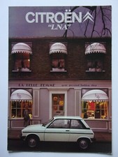 CITROEN LNA orig 1983 UK Mkt Sales Brochure