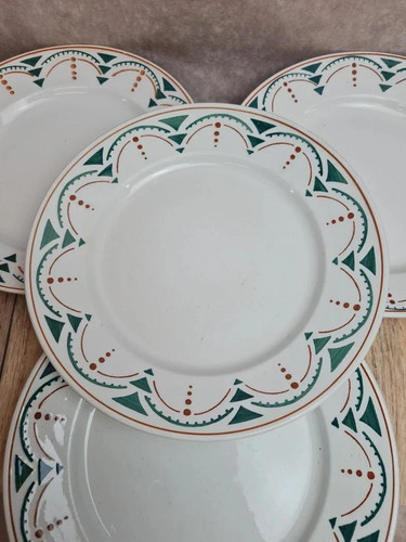 Lot assiettes plates - 4,