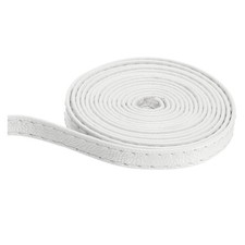 Lanière en cuir blanc 6mm de