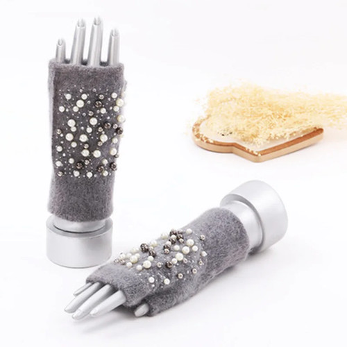 Gants hiver fourrure lapin