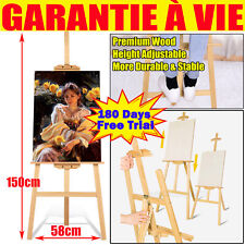 Chevalet de table réglable en bois Support pour peintures 150cm chevalet pour im