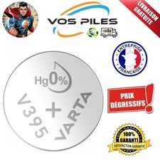 Pile pour Montre 395 V395 SR57 SR927SW VARTA Oxyde d'Argent 1,55V 42 mAh