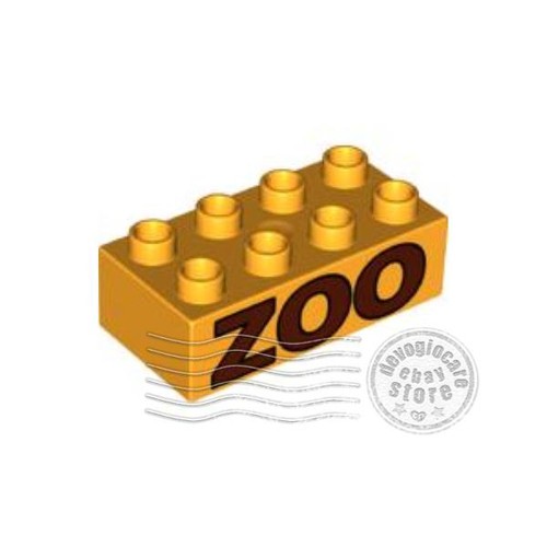 Lego 3011pb017 duplo zoo - 1x, 'zoo'