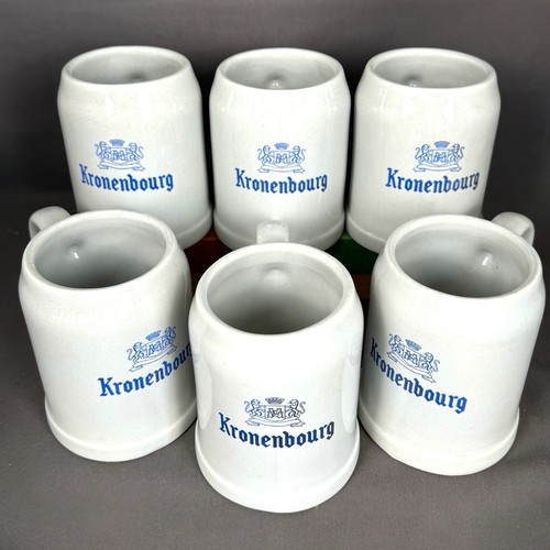 Lot chopes kronenbourg - 6, grès