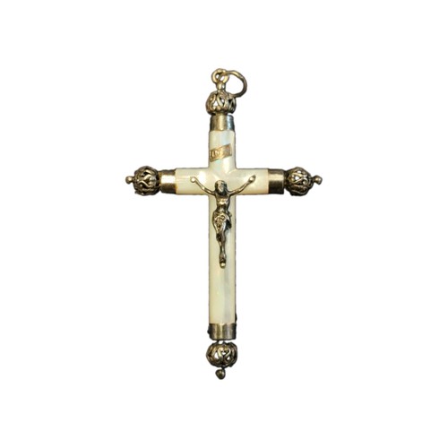 Crucifix ancien nacre - , et