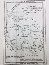 Yonne en 1790 Avallon Clamecy