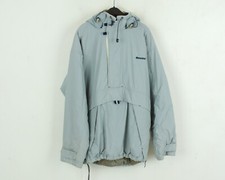 Gaastra Hommes M Gris Veste Coupe-Vent Hiver Pull Nylon Parka