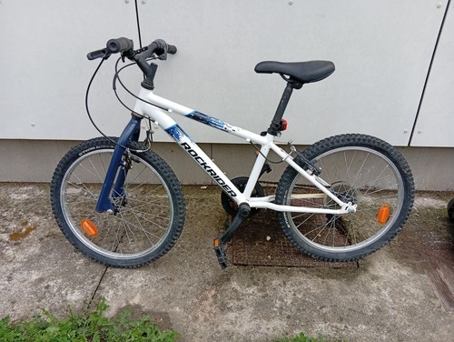 Rockrider vtt blanc - rockrider, blanc/bleu