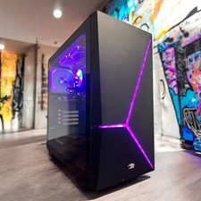 Custom ARGB Gaming Desktop PC i7 up to 32GB RAM 1TB SSD GT 730 Windows 11