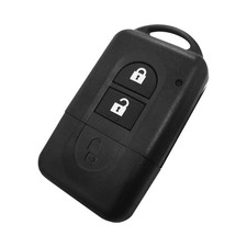 Coque de Cle a 2 Boutons Compatible avec Nissan Micra X-Trail Qashqai Juke Duke