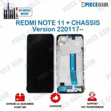 ECRAN LCD + VITRE TACTILE + FRAME POUR XIAOMI REDMI NOTE 11 4G version 2201117--