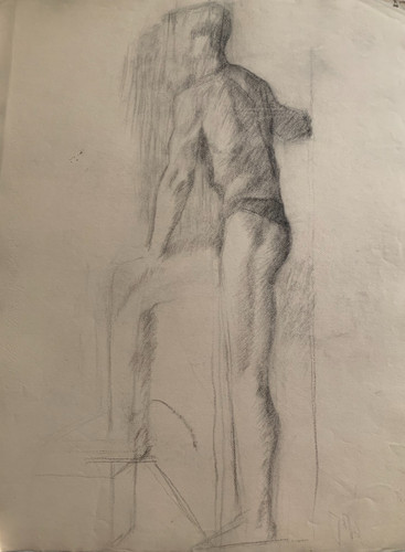 Dessin masculin l - , de