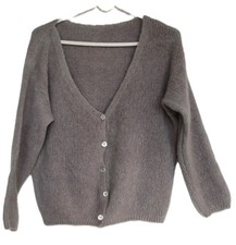 Gilet femme gris clair en