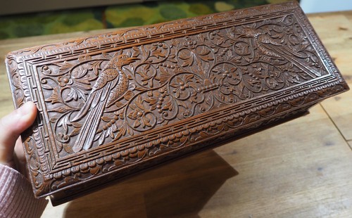 Large antique burmese carved - large,