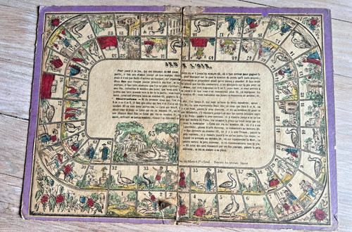 Jeu oie ancien - jeu, l