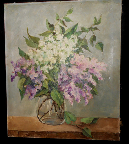 Tableau ancien huile nature - ancien,