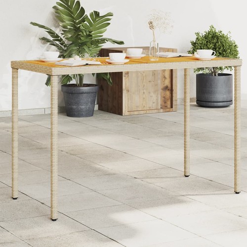 Table jardin dessus - jardin, en