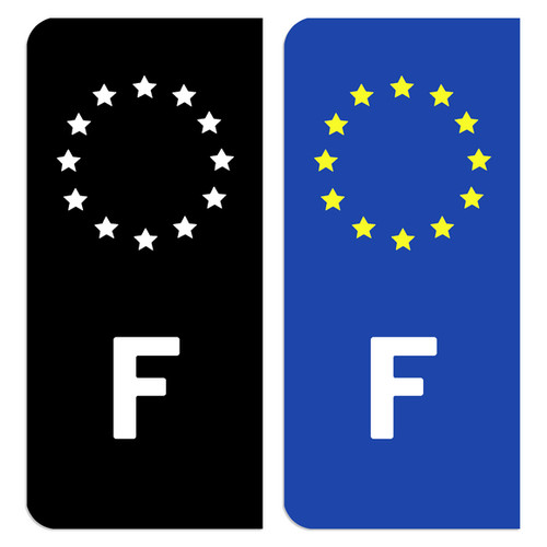 Autocollant plaque
