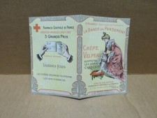 BANDE DE PANSEMENT CREPE VELPEAU ancienne publicité illustrée 2 volets