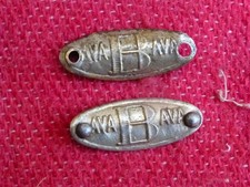 2 PLAQUES DE ROUE DE VELO ANCIEN B.AVA