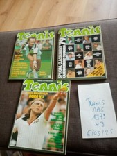 1979 lot 3 TENNIS MAGAZINE-borg/nastase/Rod laver/dominguez/noah.. 