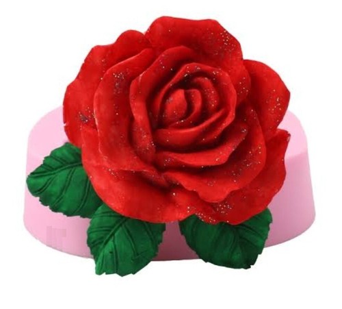 Moule silicone fleur rose 6cm - moule,