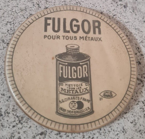 Ancien miroir publicitaire - ancien,