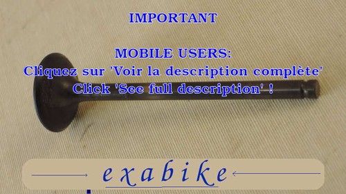 Soupape echappement pour - soupape, d'echappement