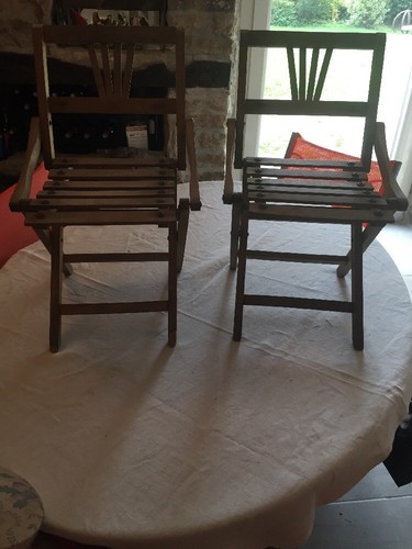 Chaises enfant poupee bois - poupee,