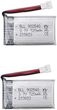 Lot de 2 batteries LiPo 720mAh
