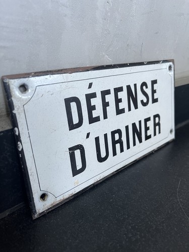 Ancienne authentique plaque - et,