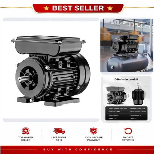Moteur électrique monophasé
