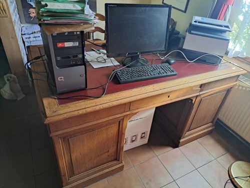 Bureau ancien chêne - bureau, clair