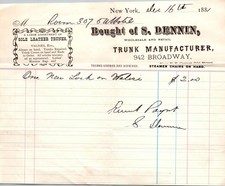 S Dennin New York NY 1881