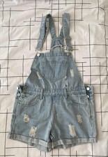 Salopette courte femme en jean