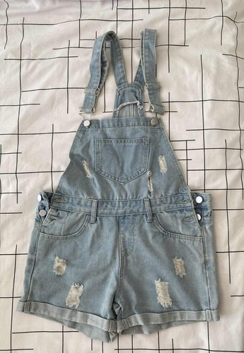 Salopette courte femme jean - courte,