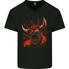 T-Shirt En Coton À Col V En