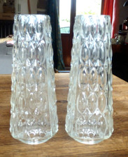 Paire de tulipes globes en