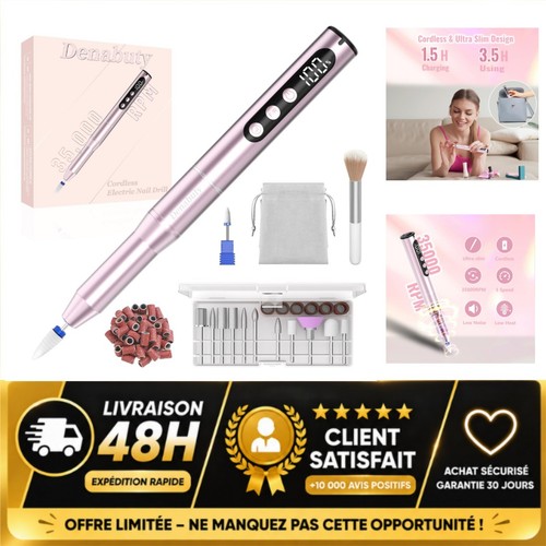 Ponceuse ongles sans fil - ponceuse,